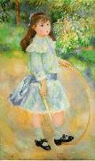 Pierre-Auguste Renoir Girl With a Hoop, oil painting picture wholesale